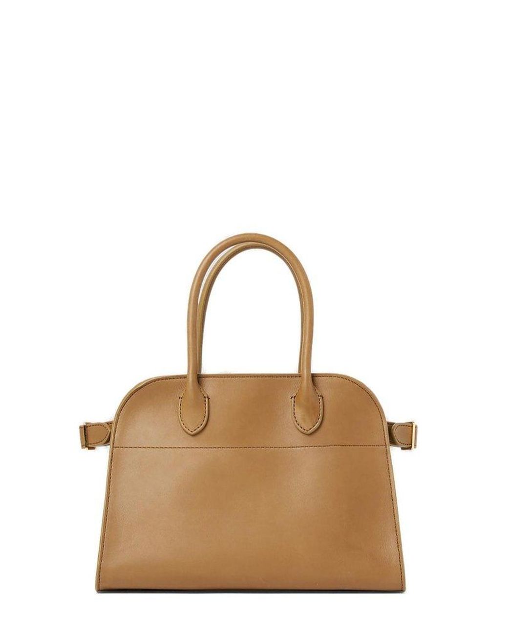 The Row Margaux Tote Bag in Natural | Lyst
