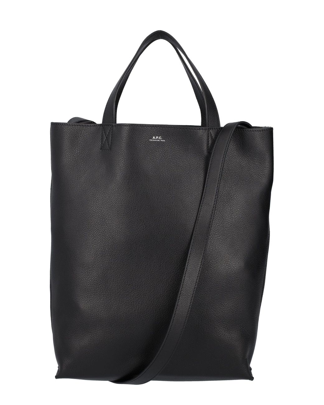A.P.C. Maiko Medium Shopping Bag in Black | Lyst