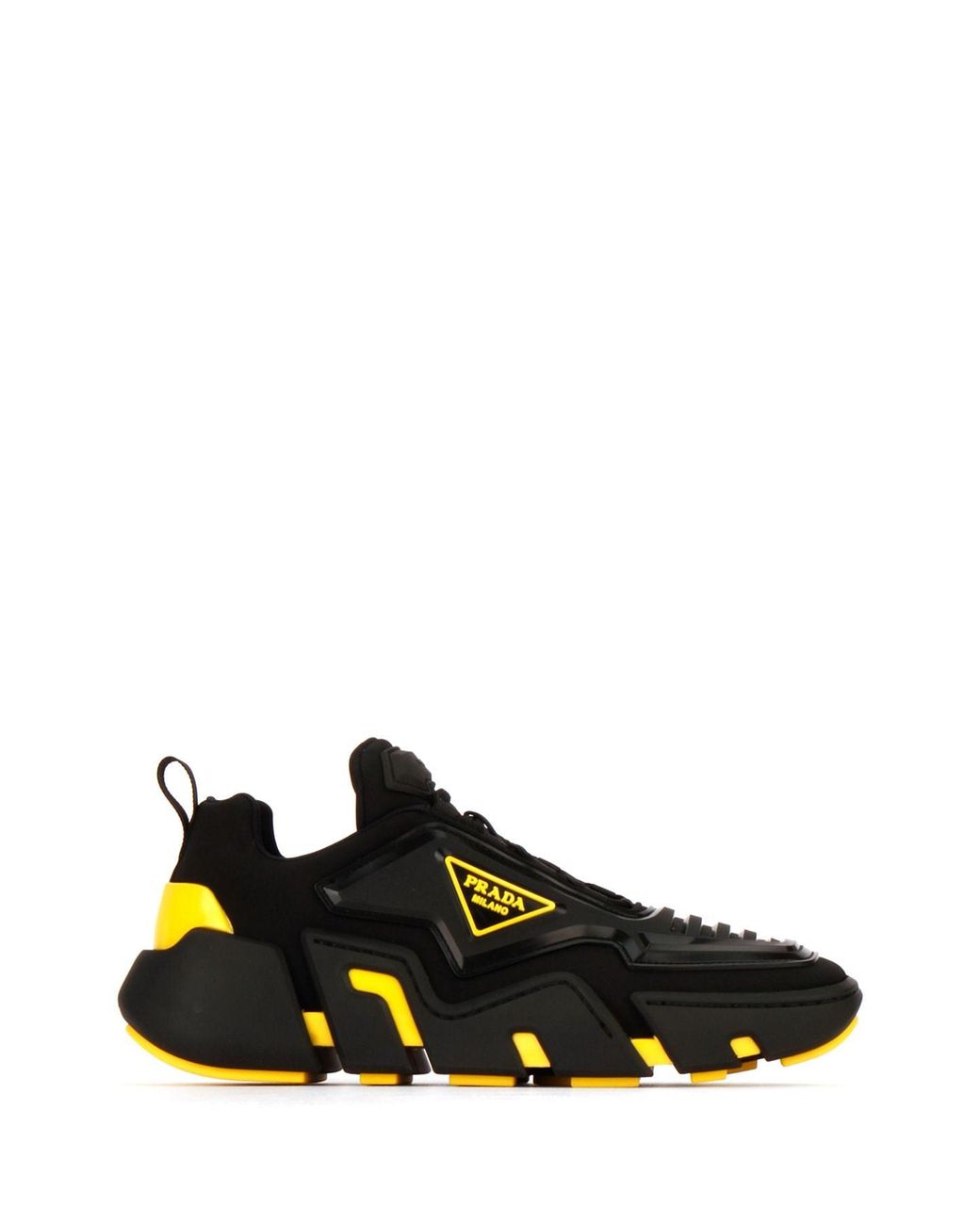prada techno stretch fabric sneakers