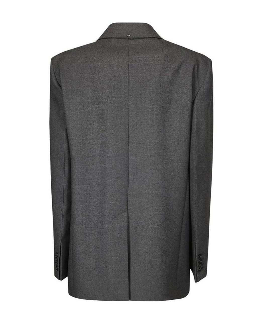 ジャケット Sportmax Grey Wool Baffo Blazer Sportmax Baffo Blazer | Grey | FARFETCH NZ