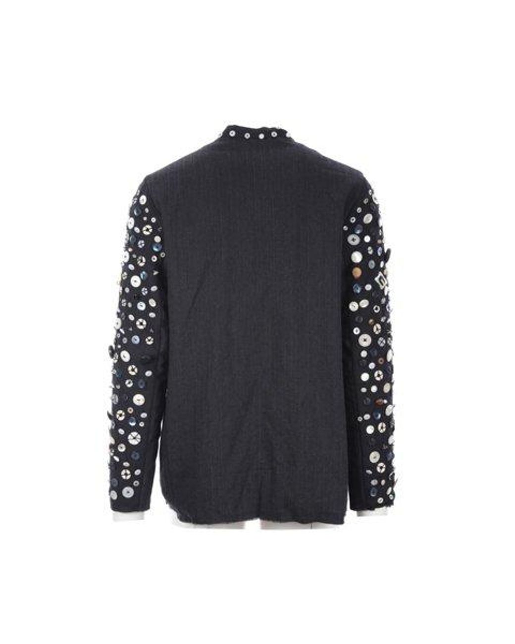 By Walid Embellished Zip-up Jacket in Black for Men | Lyst