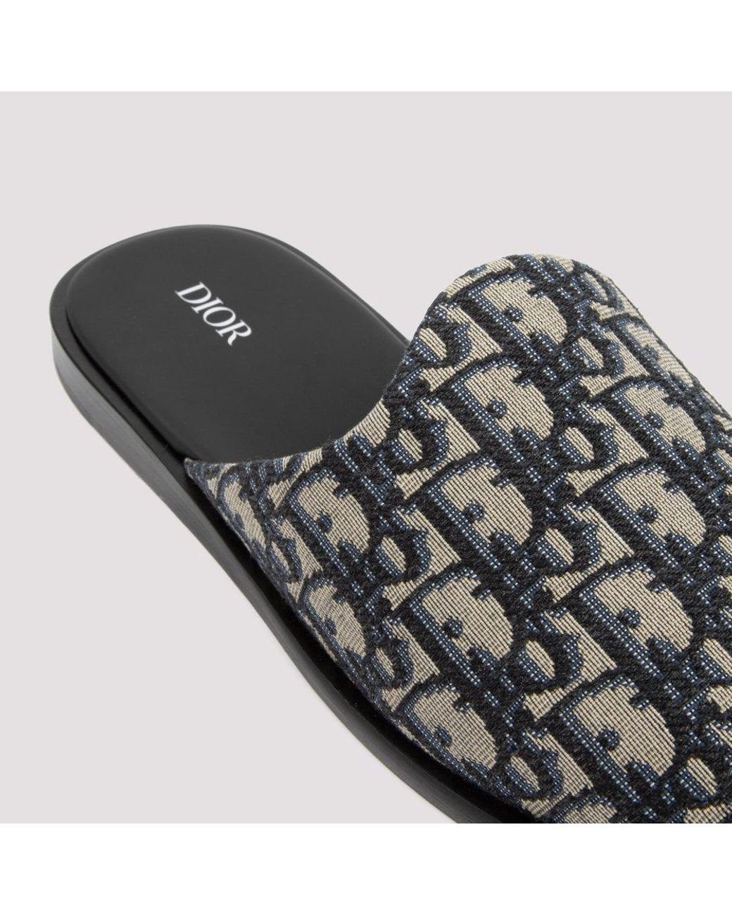 Dior Dior Oblique Jacquard Slippers for Men | Lyst