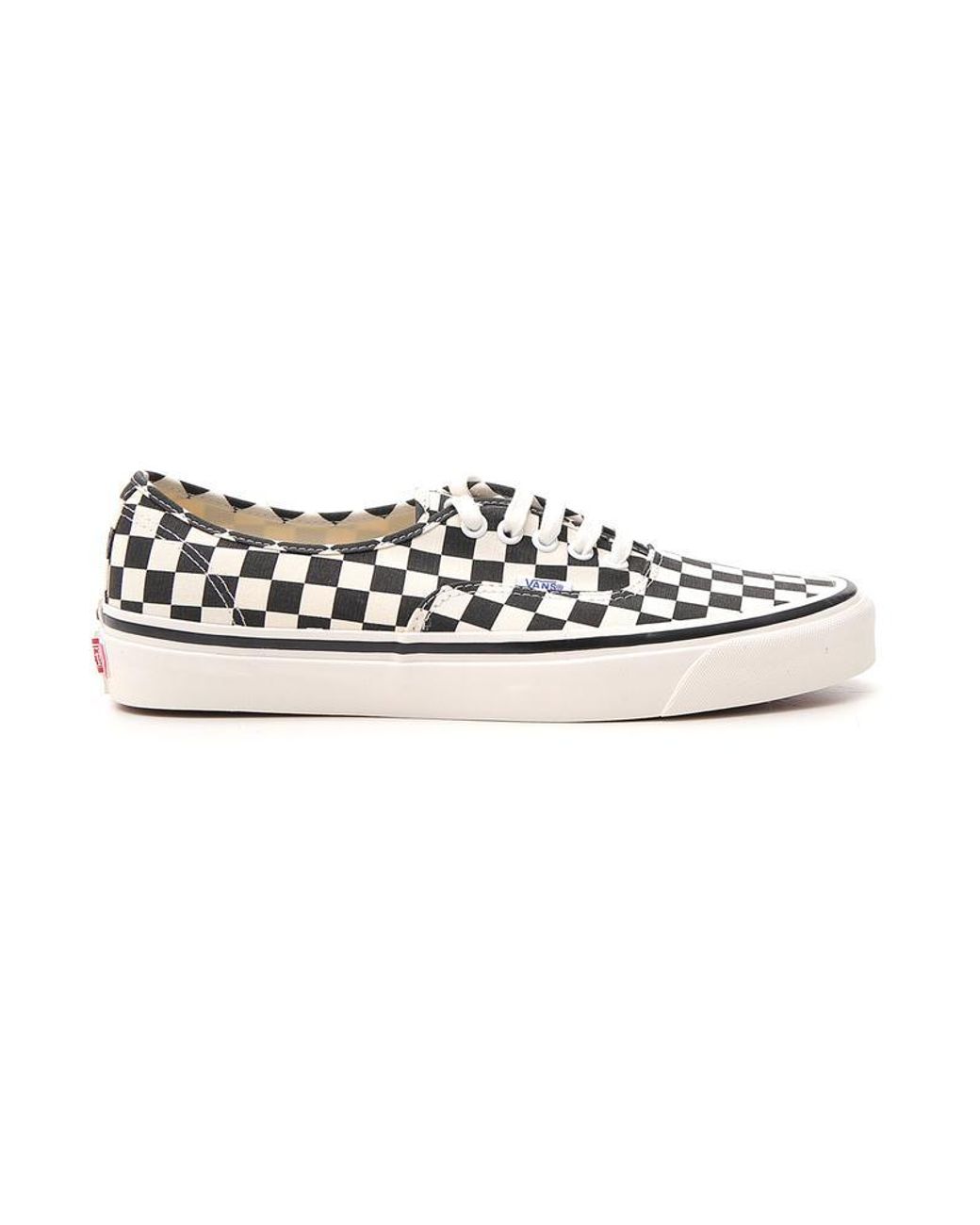checkered trainers