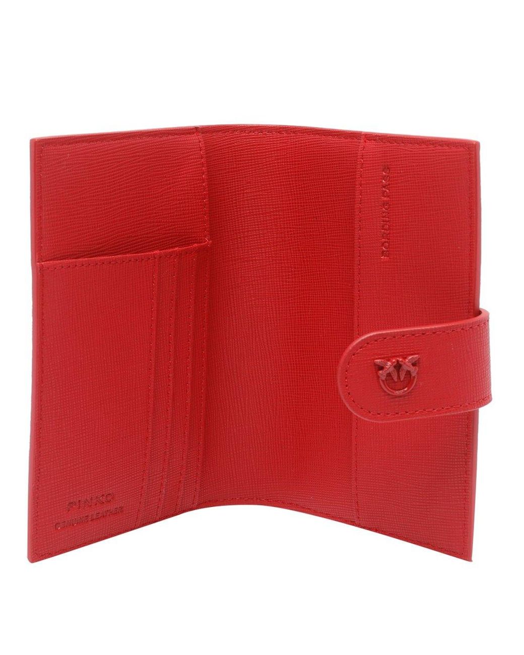 ファッション雑貨・小物その他 PINKO PASSPORT HOLDER LOGO LOVE BIRDS Pinko Birds Logo Passport Holder in Red | Lyst