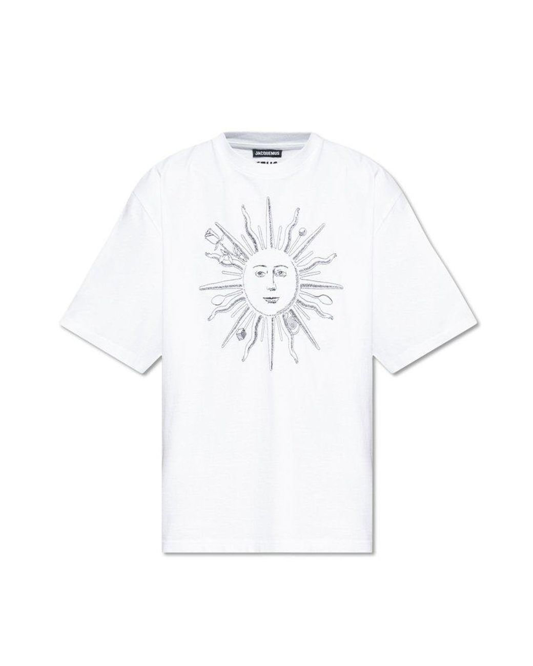 Jacquemus 'soleil' Tshirt in White for Men Lyst