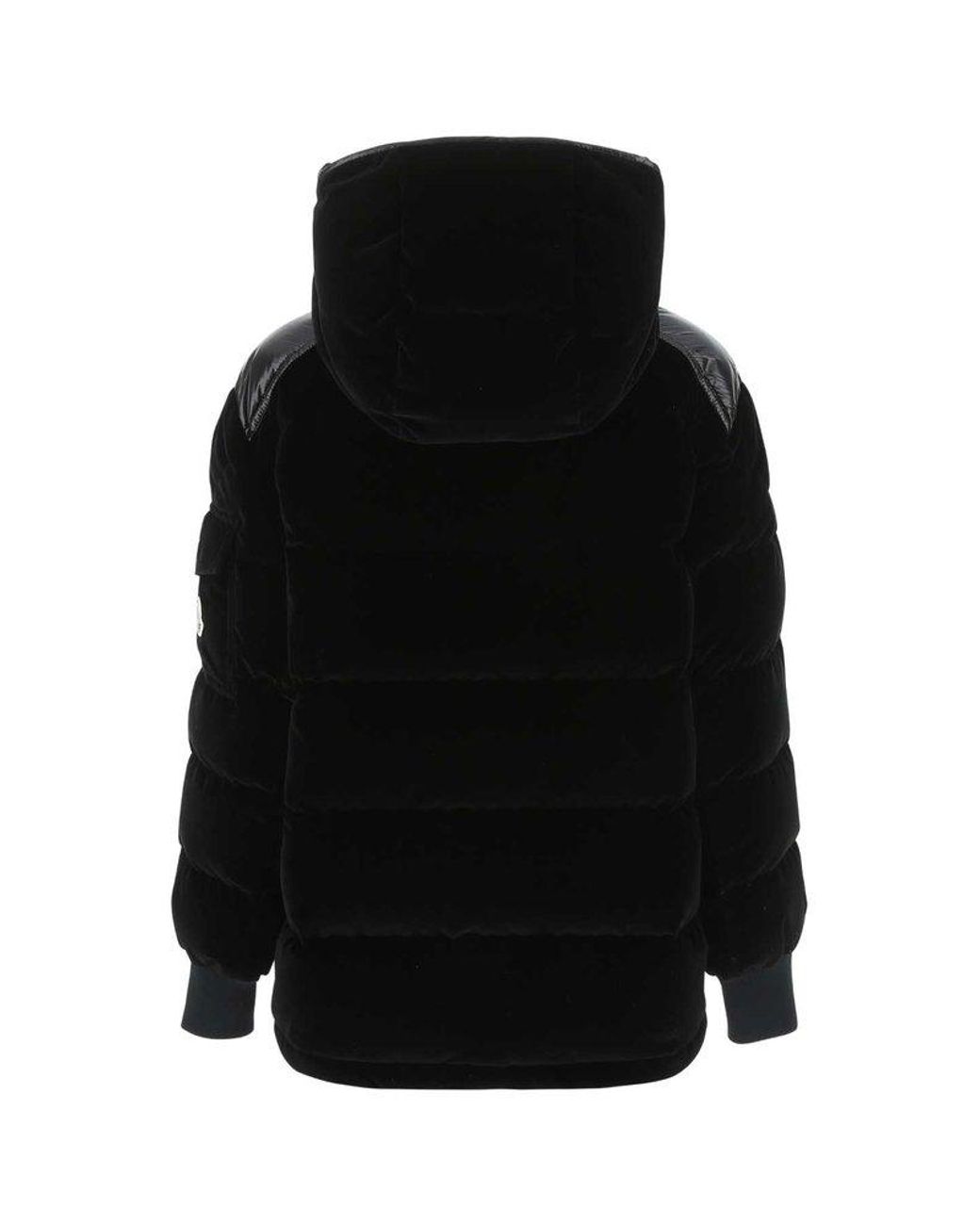Moncler Zip-up Long-sleeved Jacket in Black | Lyst