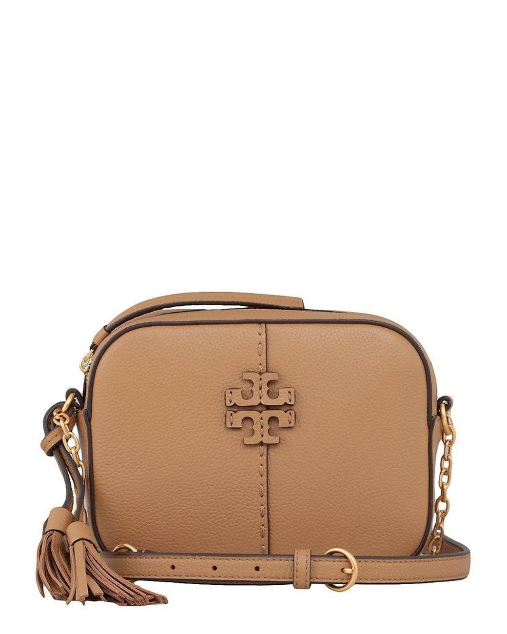 Tory Burch Leather Mcgraw Crossbody Bag in Brown | Lyst