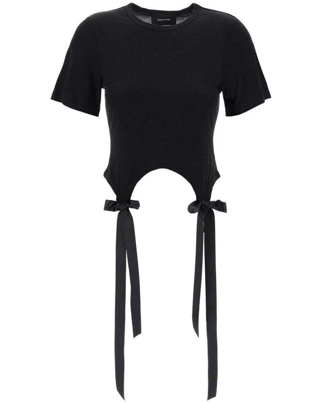 トップス simone rocha Bow Tail Easy Tshirt Bow Tail Easy T-Shirt | Why are you here?