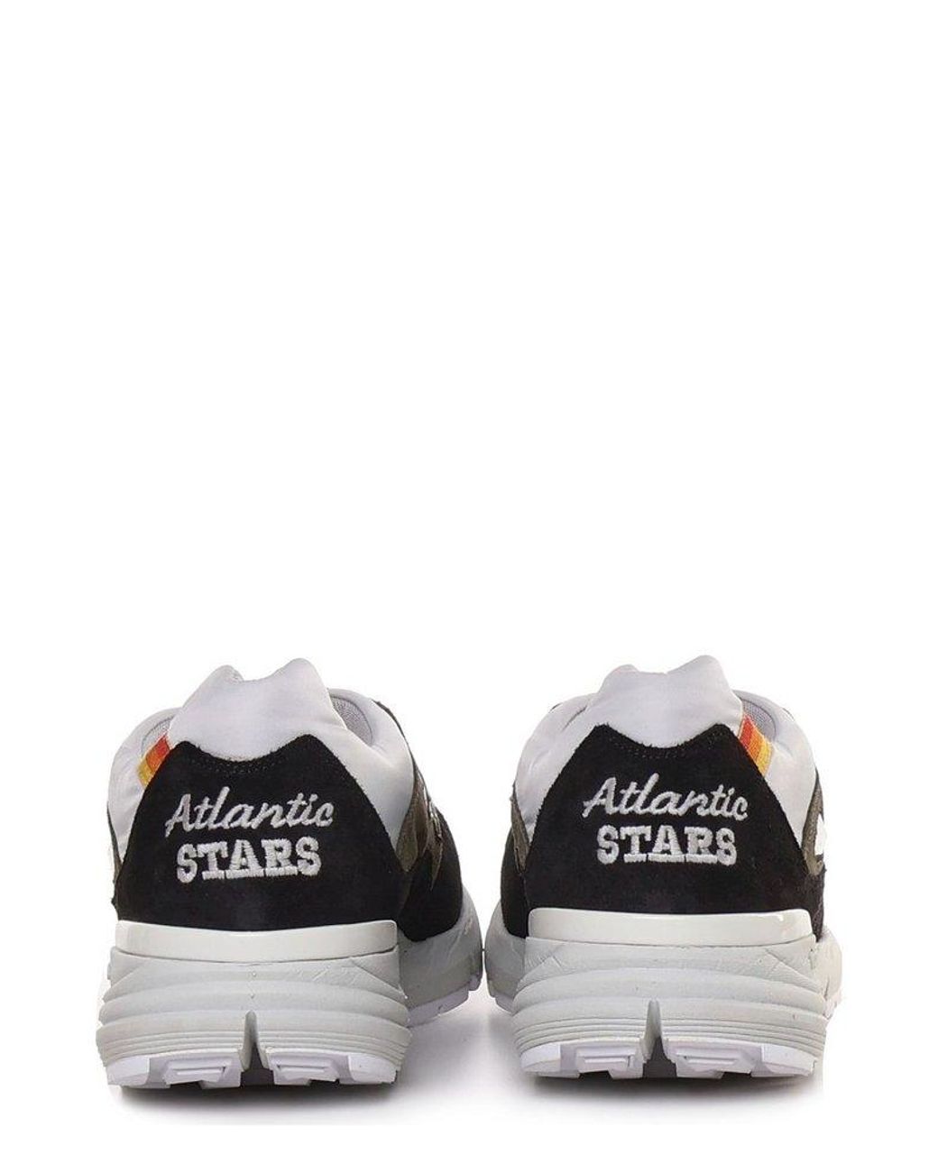 Atlantic Stars Star Patch Lace-up Sneakers in White for Men | Lyst