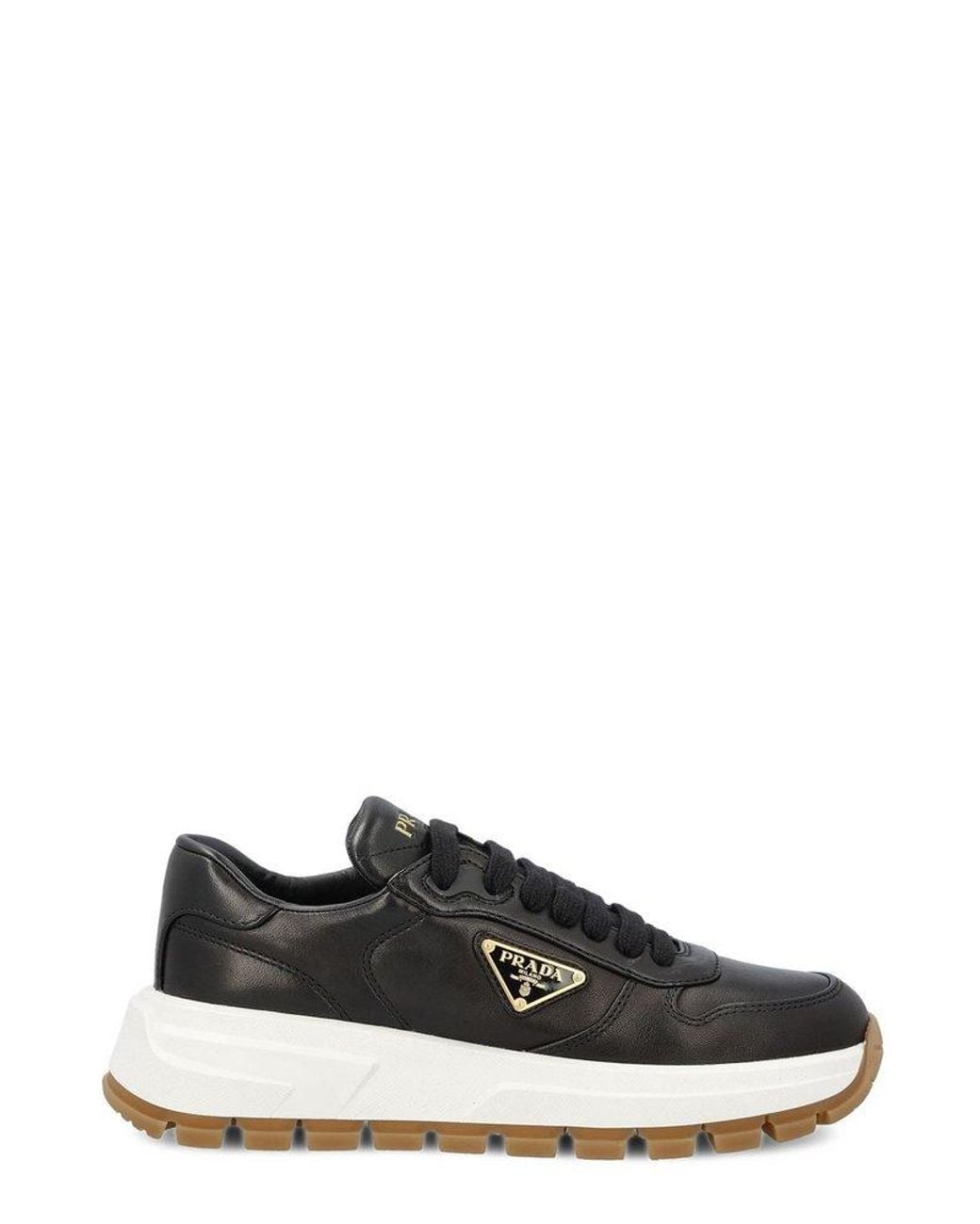 PRA PRINTED COTTON SNEAKERS BEIGE AND NUDE TRIANGLE CANVAS