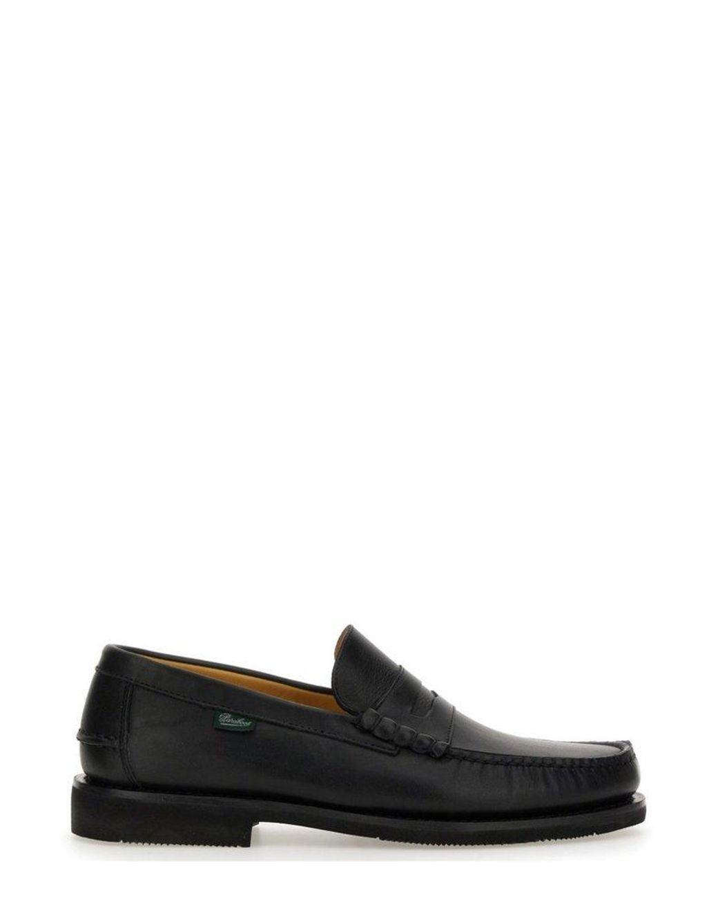 Paraboot Reims Black Leather Loafer – Drakes US