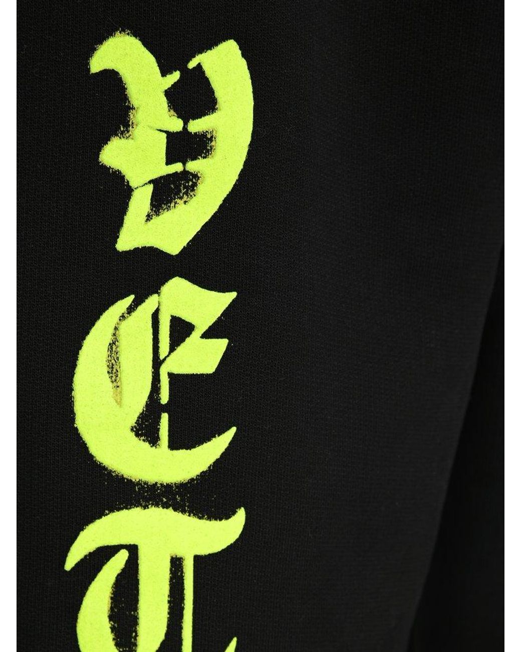 Vetements Gothic Logo Printed Sweatpants in Black | Lyst