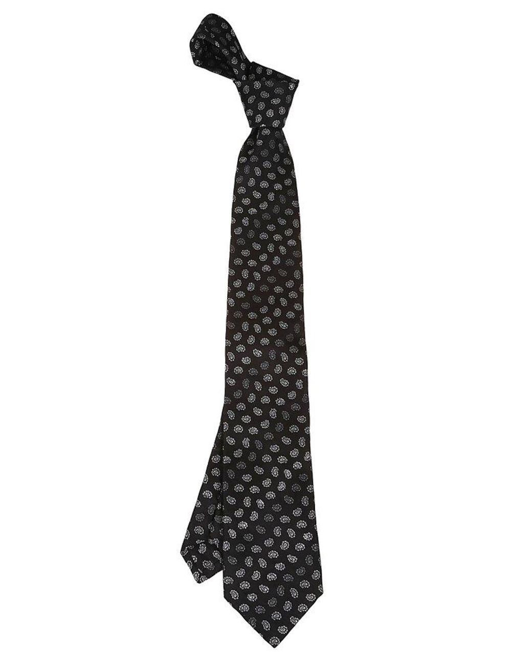 ETRO Embroidered Monogram Tie - Farfetch