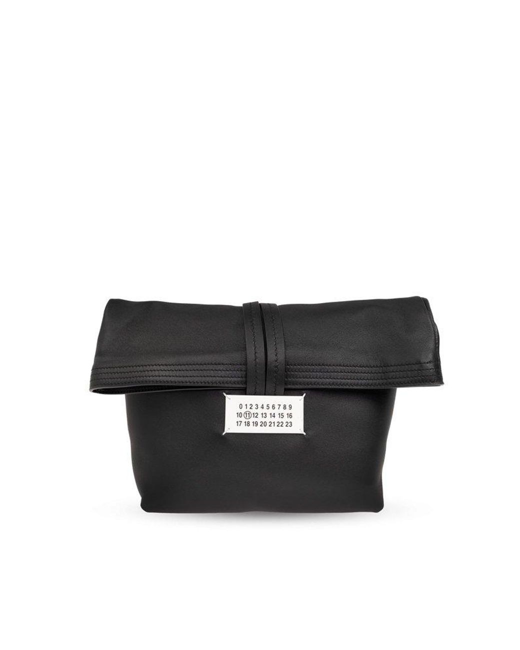 Roll-Top【Maison Margiela】 Handbag Maison Margiela Roll-Top Handbag in Black | Lyst UK