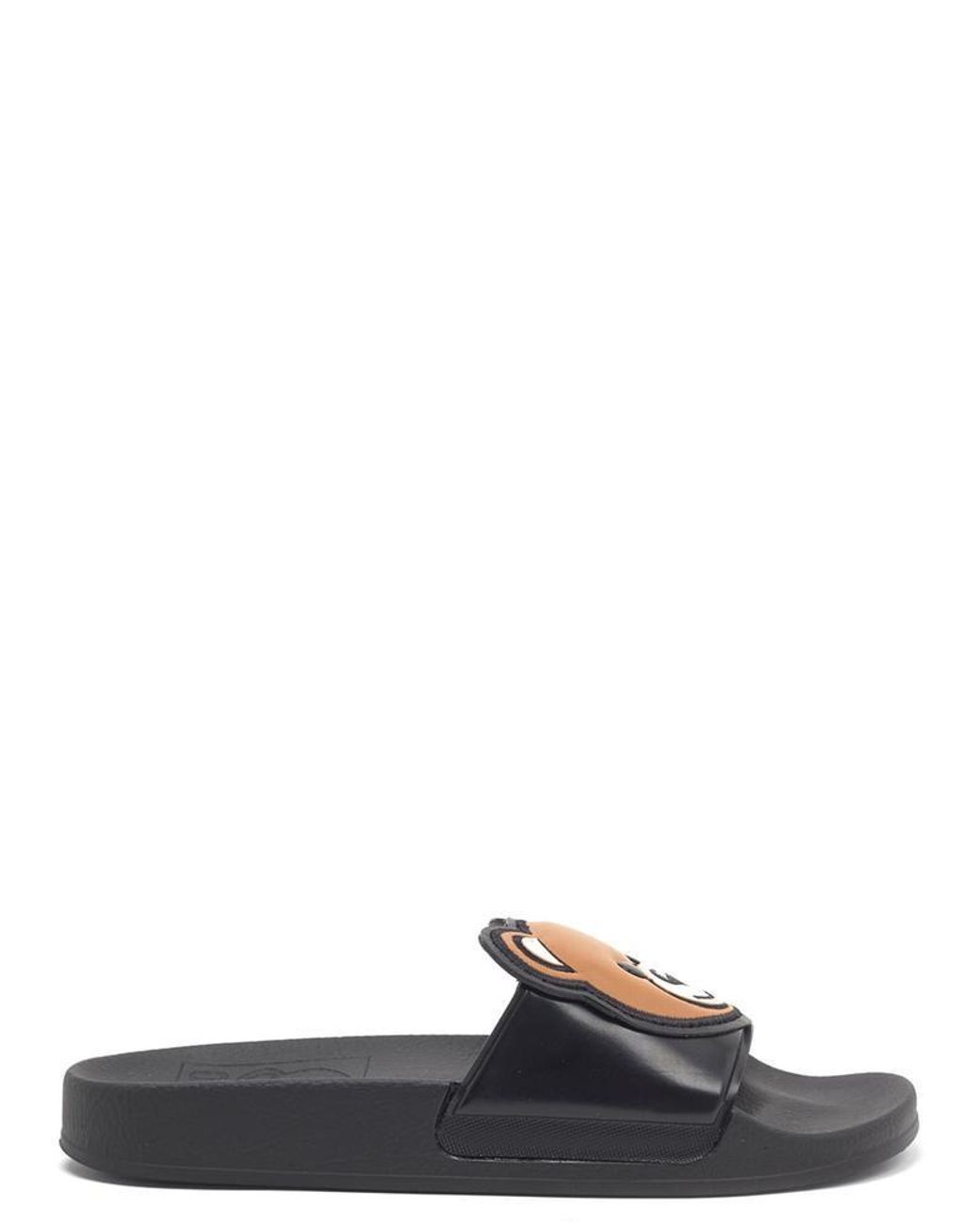 moschino teddy slides