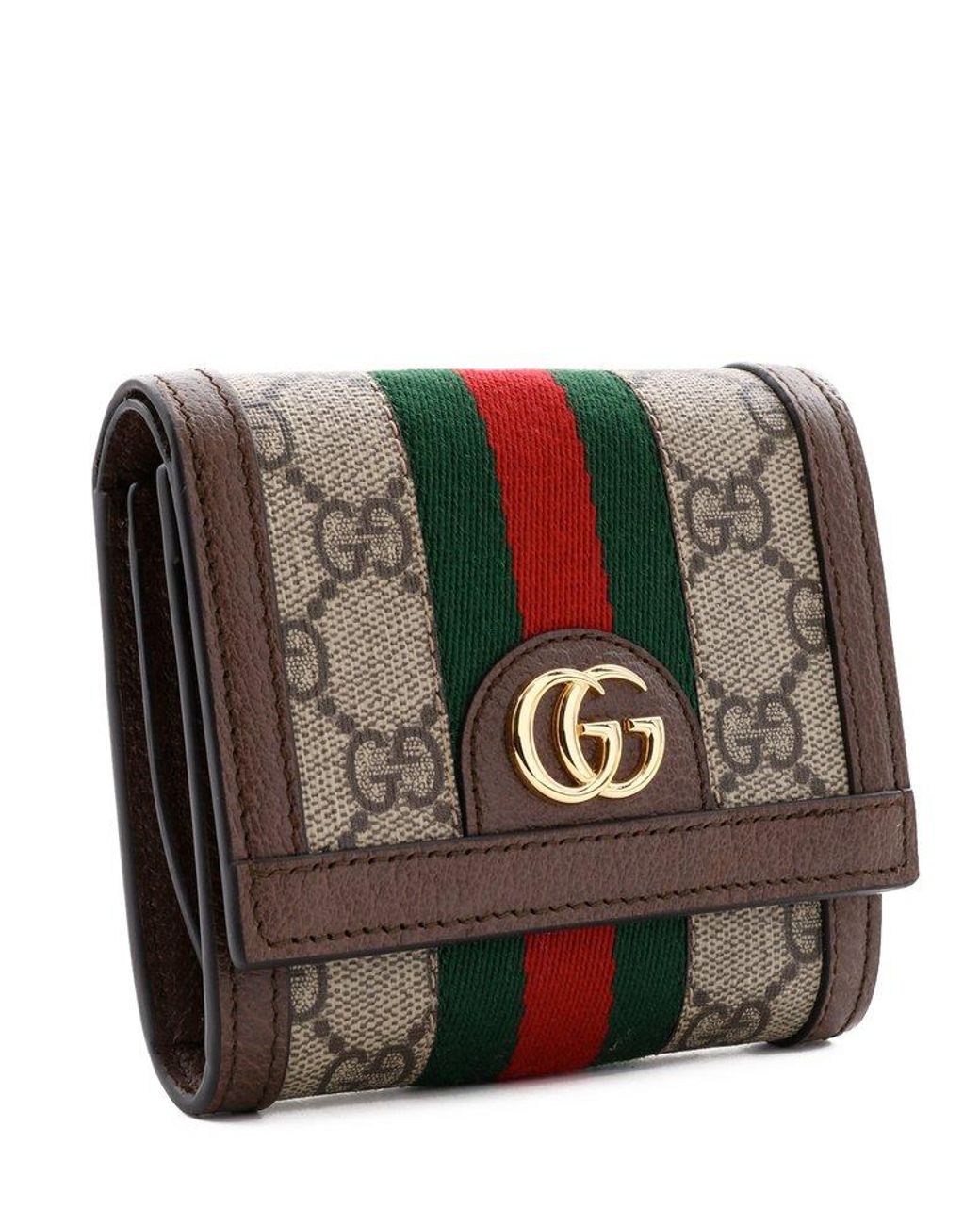 Gucci Ophidia GG Card Case Wallet in Black | Lyst