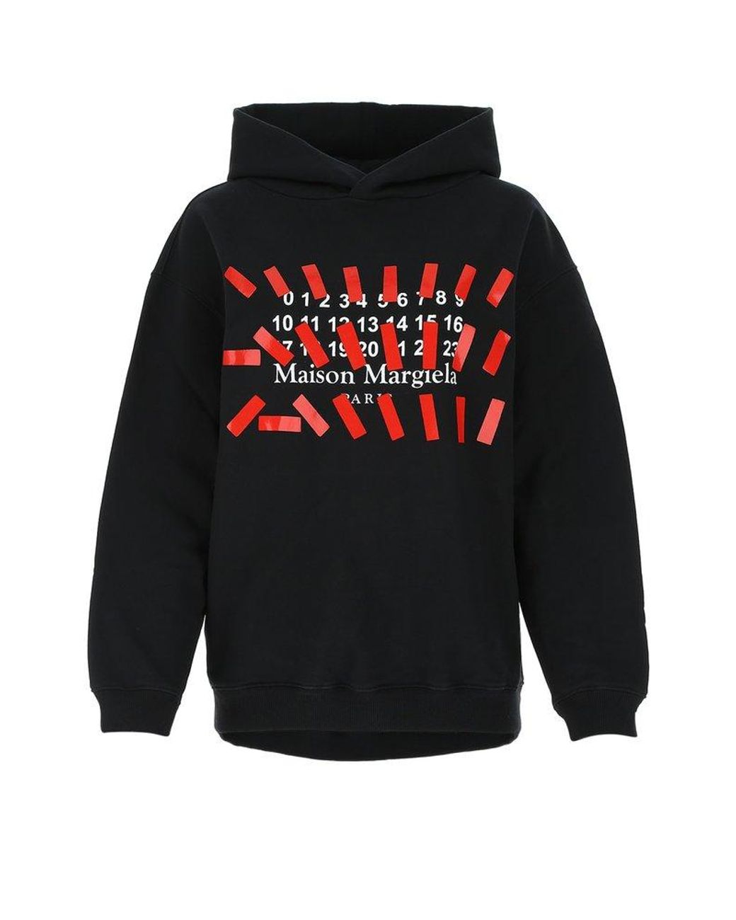 ★MAISON MARGIELA DISTORTED LOGO HOODIE ロゴ パーカー MAISON MARGIELA | Distorted Logo Hooded Sweatshirt | Men