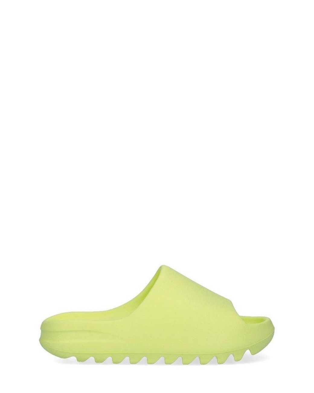 Yeezy Open-toe Slides in Green | Lyst UK