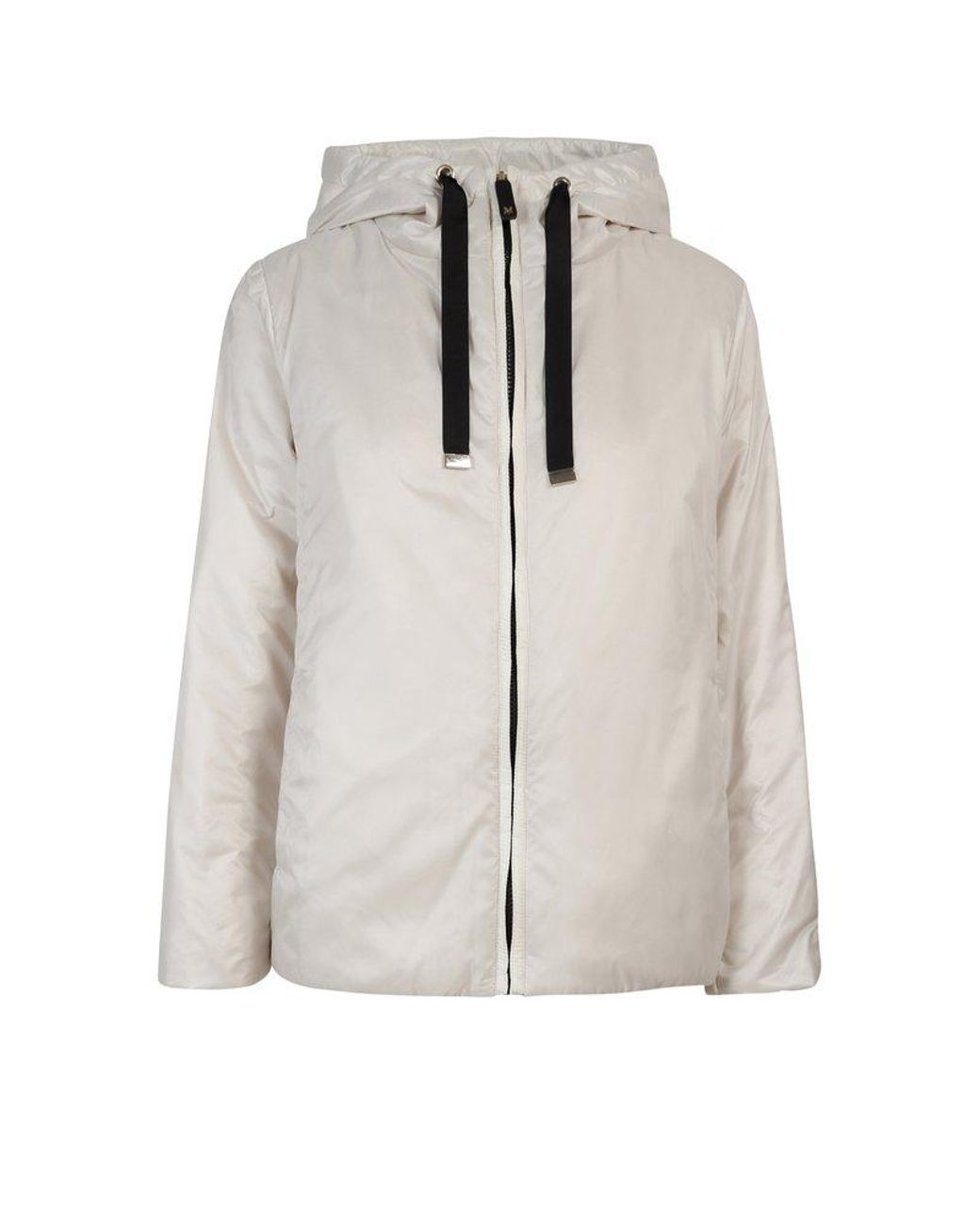 Max Mara The Cube Cotton Greenh Water-repellent Jacket in White | Lyst