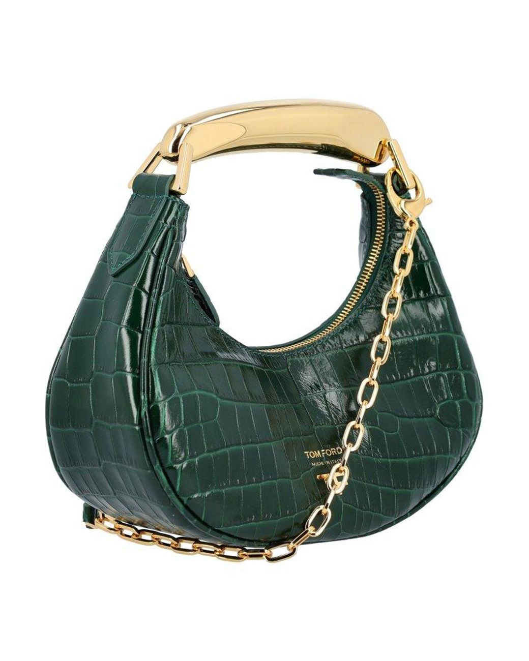 バッグ・カバンその他 TOM FORD Woman Mini bag Green L1470TLCL202 U4023 tom-ford-Green-Bianca-Shiny-
