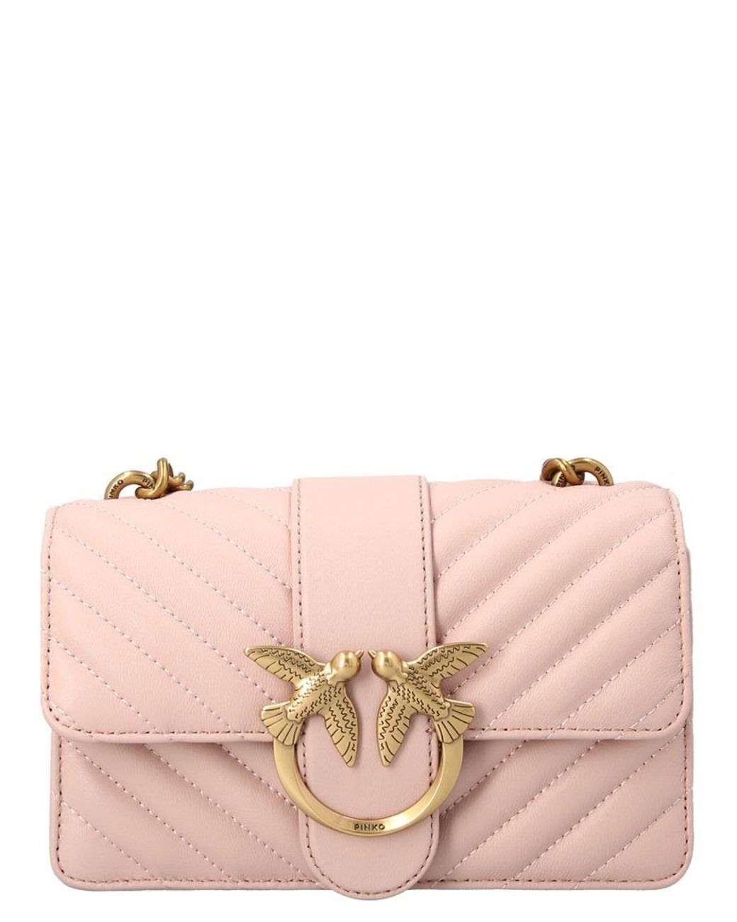 Pinko Love Icon Mini Crossbody Bag in Pink Lyst