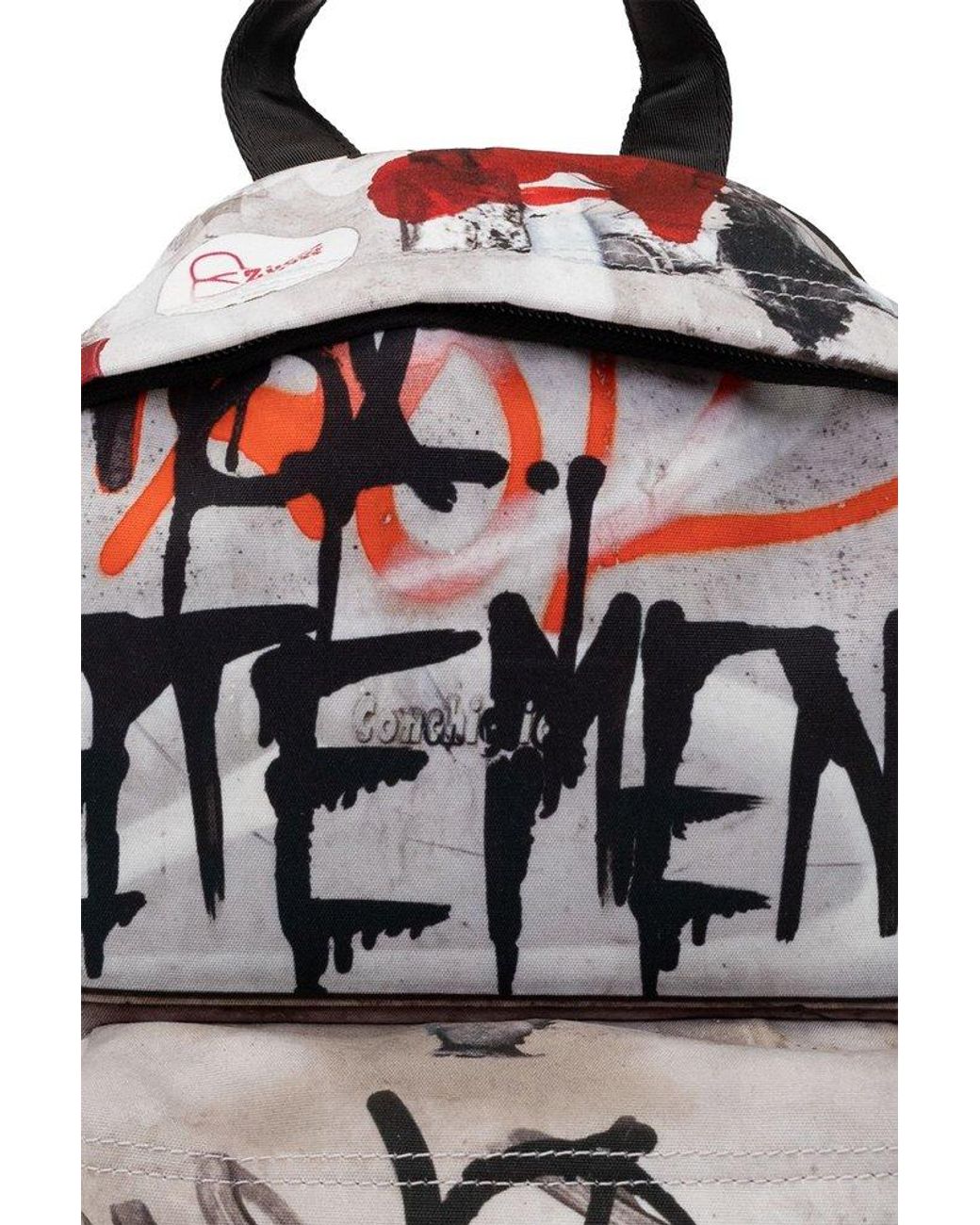 Vetements 'graffiti Mini' Backpack in Gray | Lyst