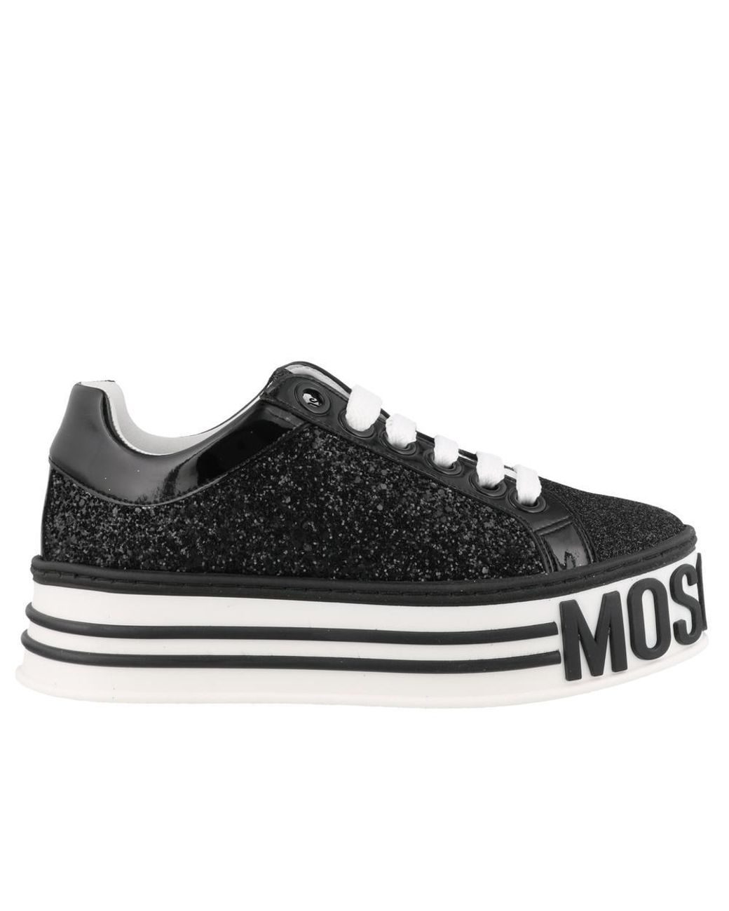 Moschino sneakers platform 2025