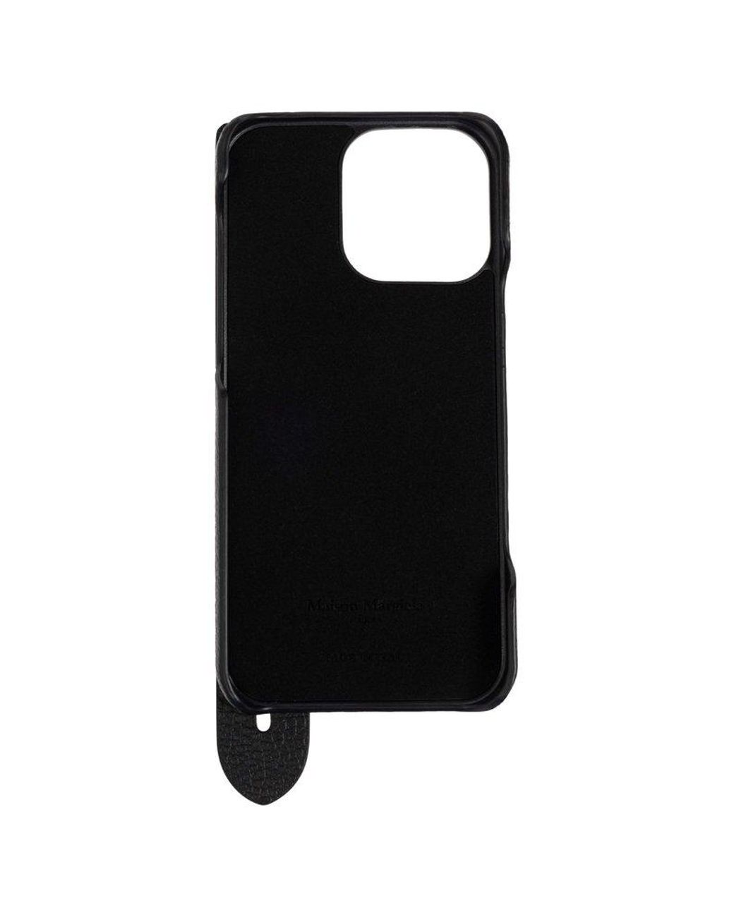 Maison Margiela Case For Iphone 16 Pro Max in Black | Lyst