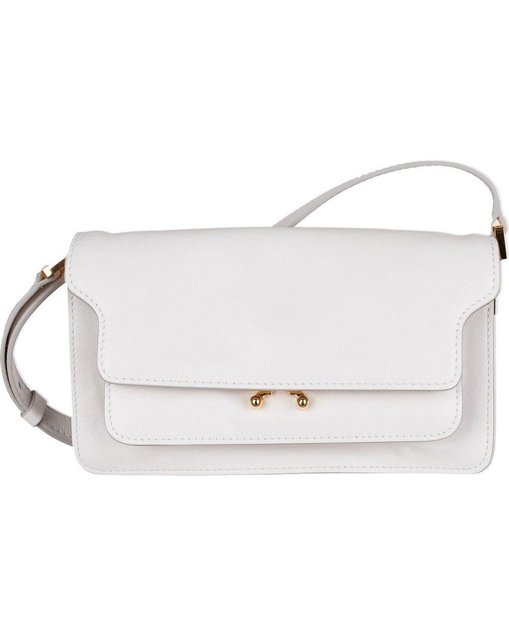 Marni Trunk Soft Bag in White