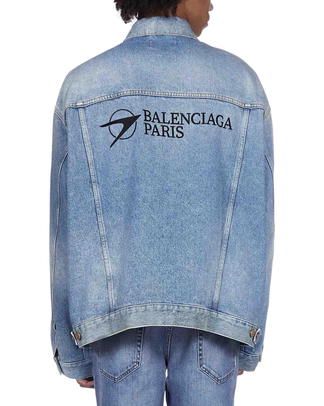 Jacket Balenciaga Blue size 34 FR in Denim  Jeans  32973000