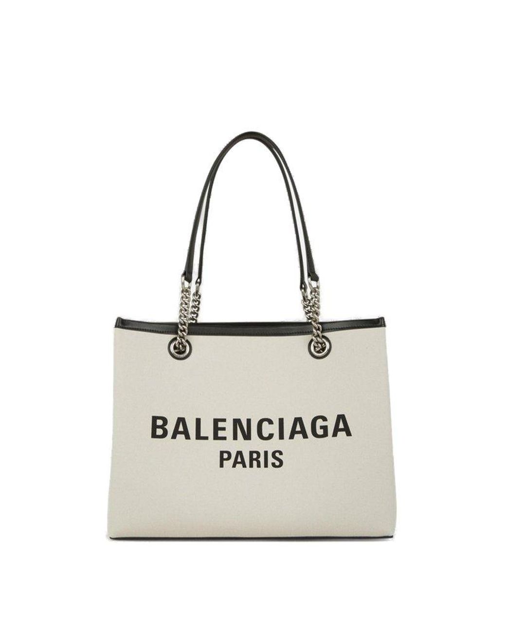 Balenciaga tote hotsell bag white