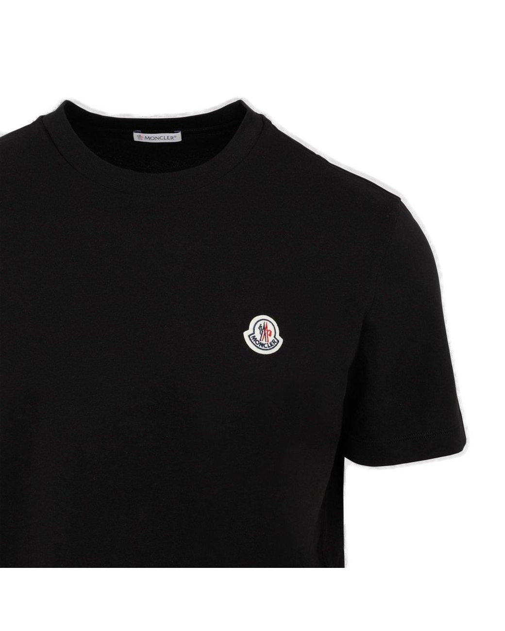 Moncler Logo Patch Pack Of Three T-shirt in Gray for Men | Lyst