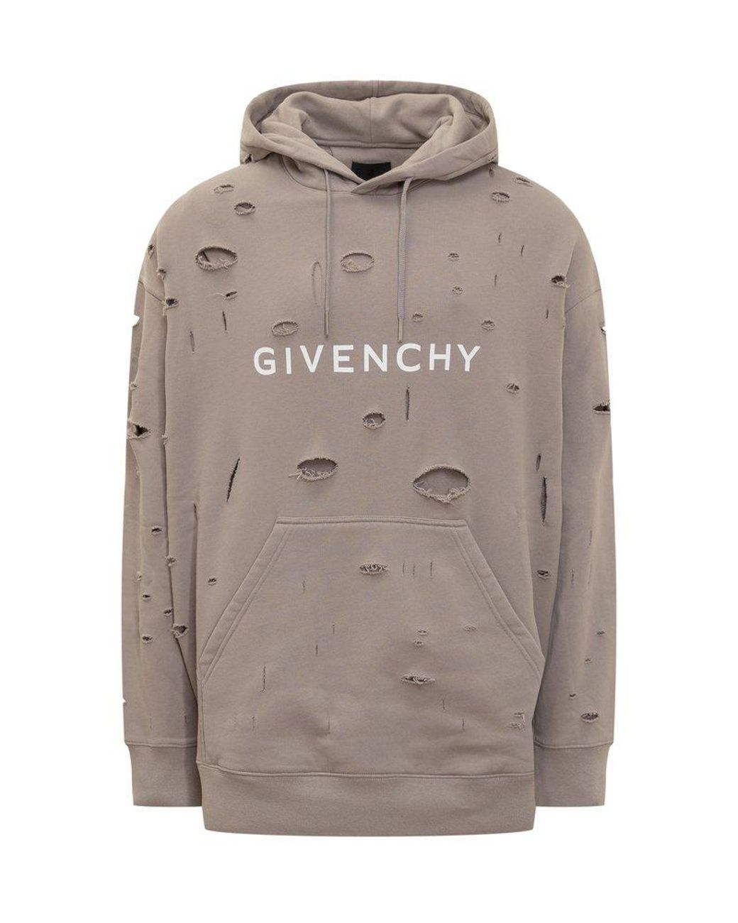 Givenchy pink sale distressed hoodie