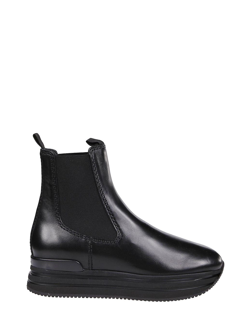 black midi boots