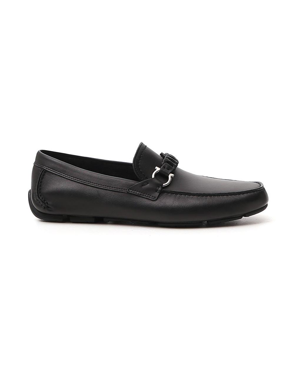 gancini driver moccasin suede