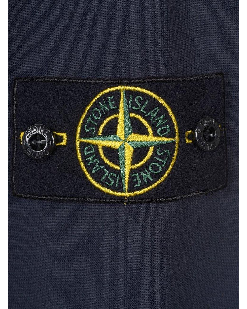 Stone island hot sale badge sweatshirt