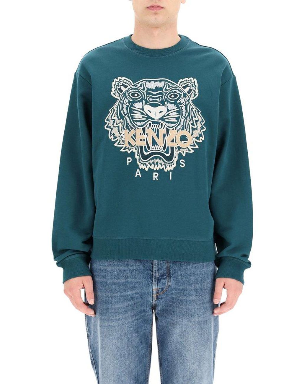 KENZO Tiger Embroidered Sweatshirt in 