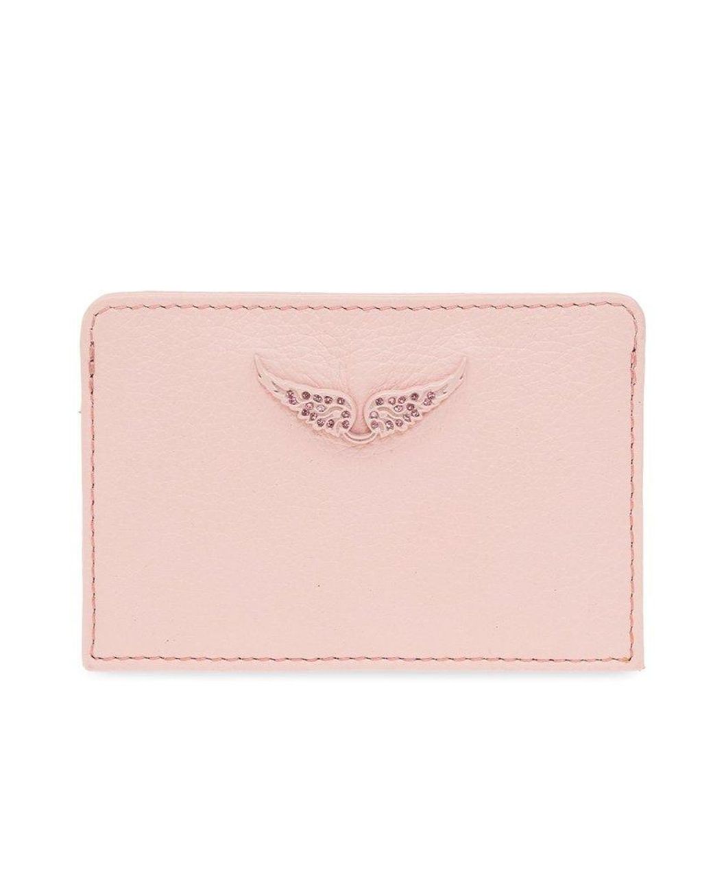 【関税込み】Zv Pass Monogrammed Card Case - Zadig & Voltaire ZV Pass Card Holder Black Leather | Zadig&Voltaire