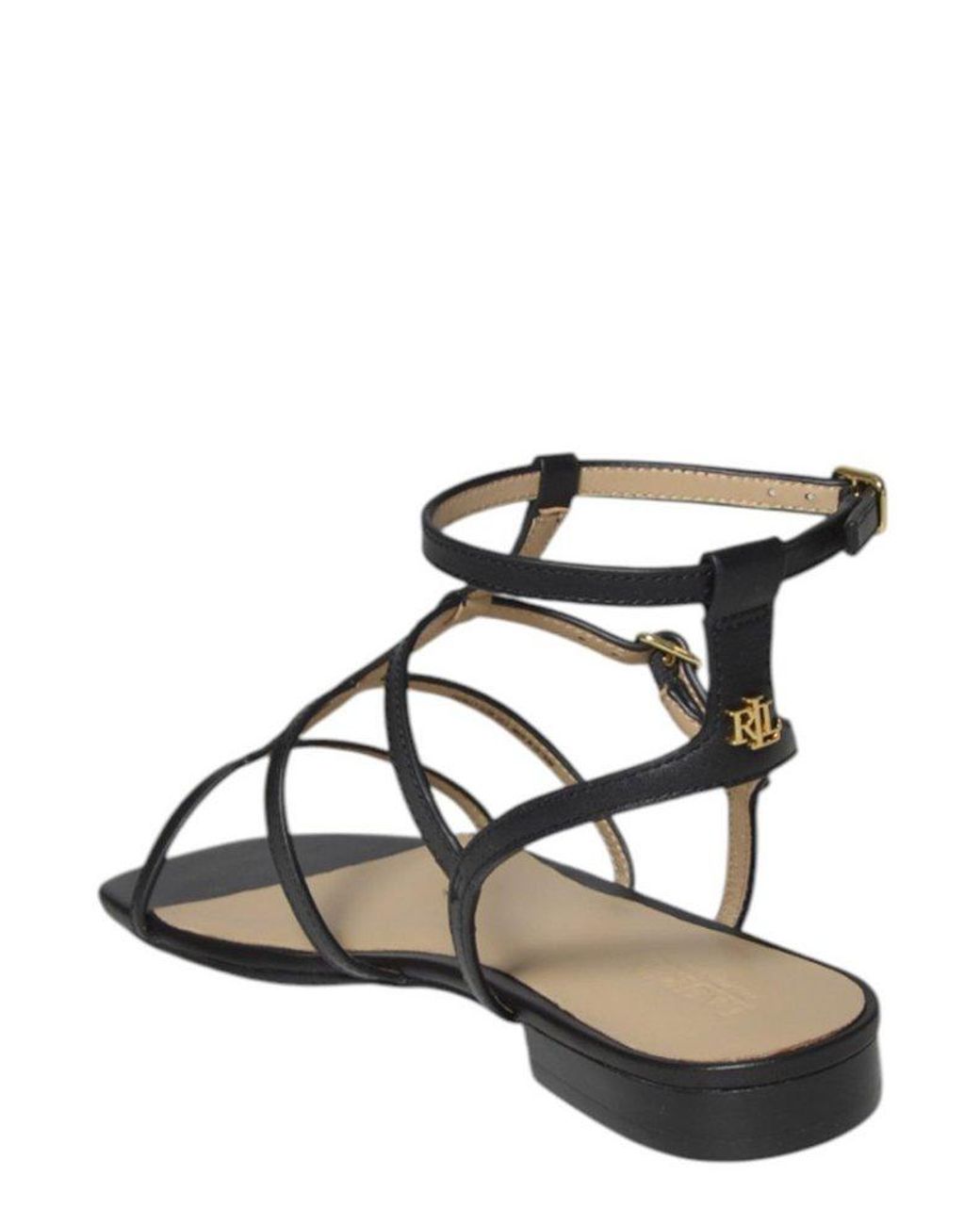 サンダル・ミュール LAURENRALPHLAUREN Everley Calfskin Gladiator Sandal Everley Calfskin Gladiator Sandal