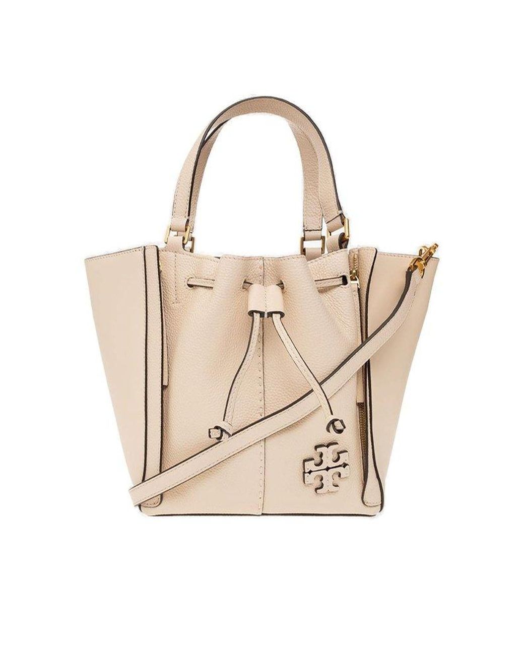 Tory Burch Medium Mcgraw Dragonfly Top Handle Bag in Natural Lyst