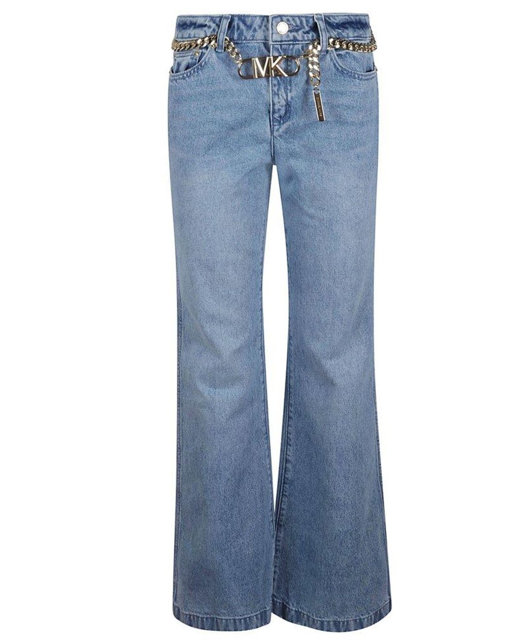 Michael Kors Denim Trousers in Blue Lyst UK