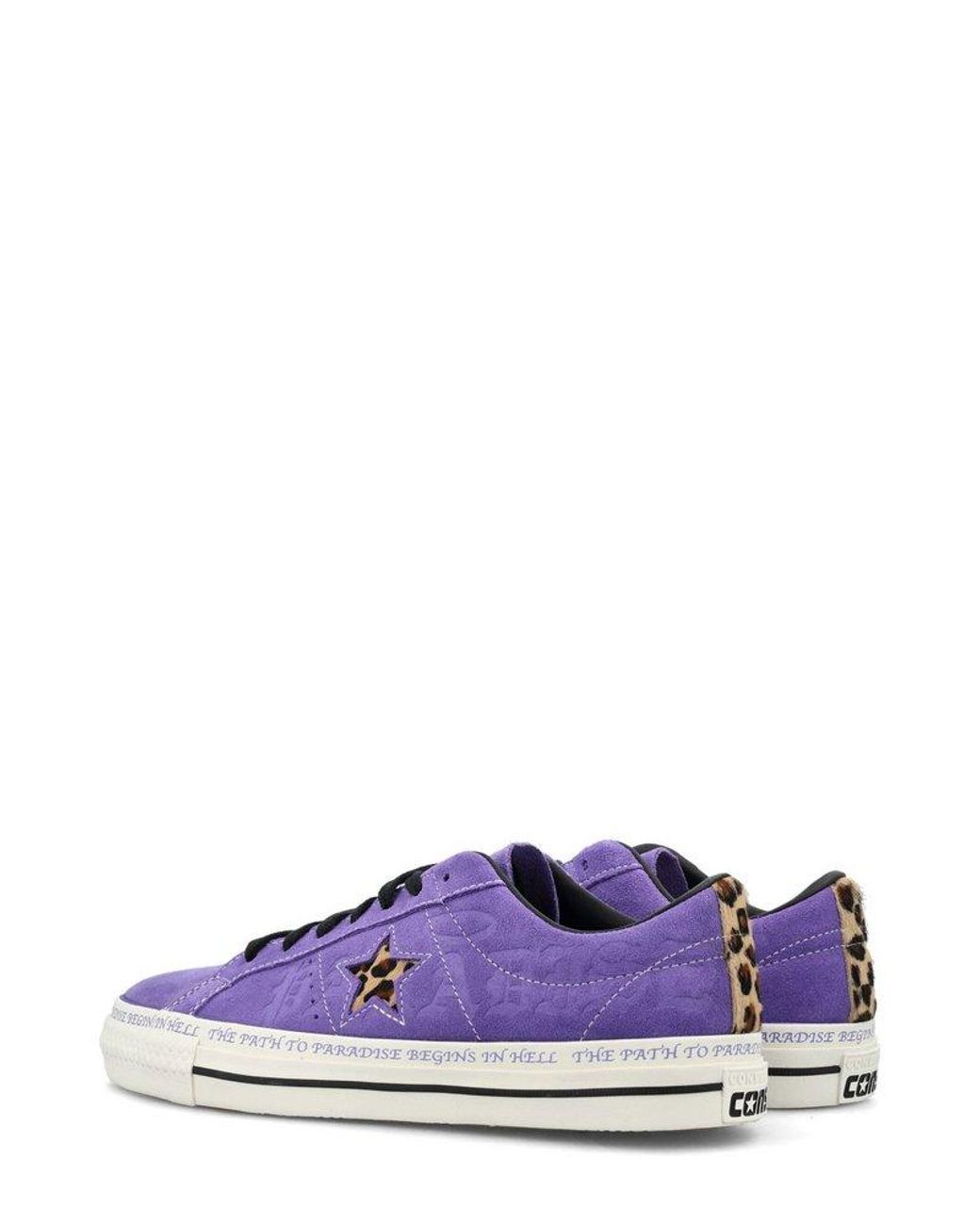 Converse one star court purple cheap