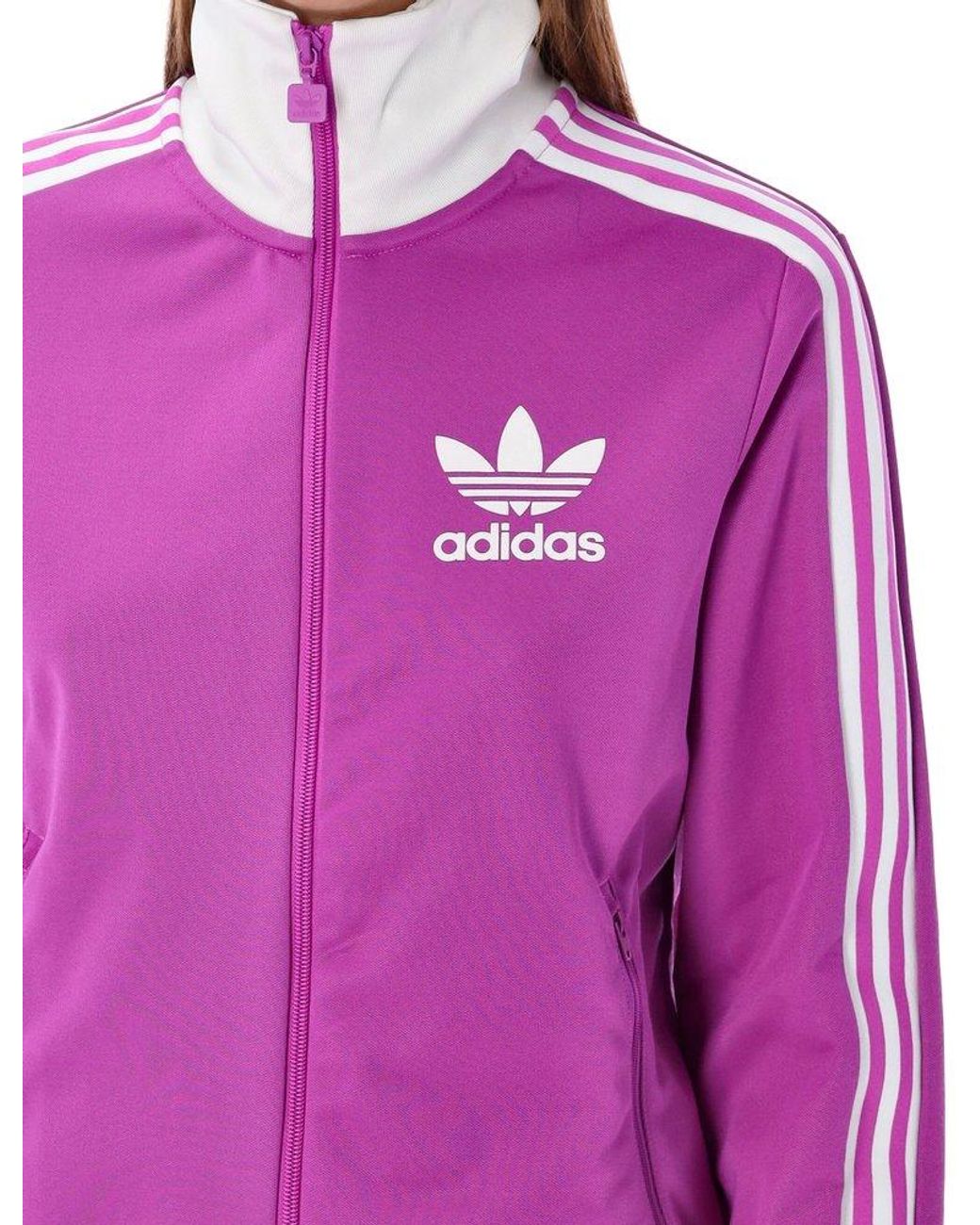 adidas Originals Beckenbauer Track Top in Pink | Lyst UK