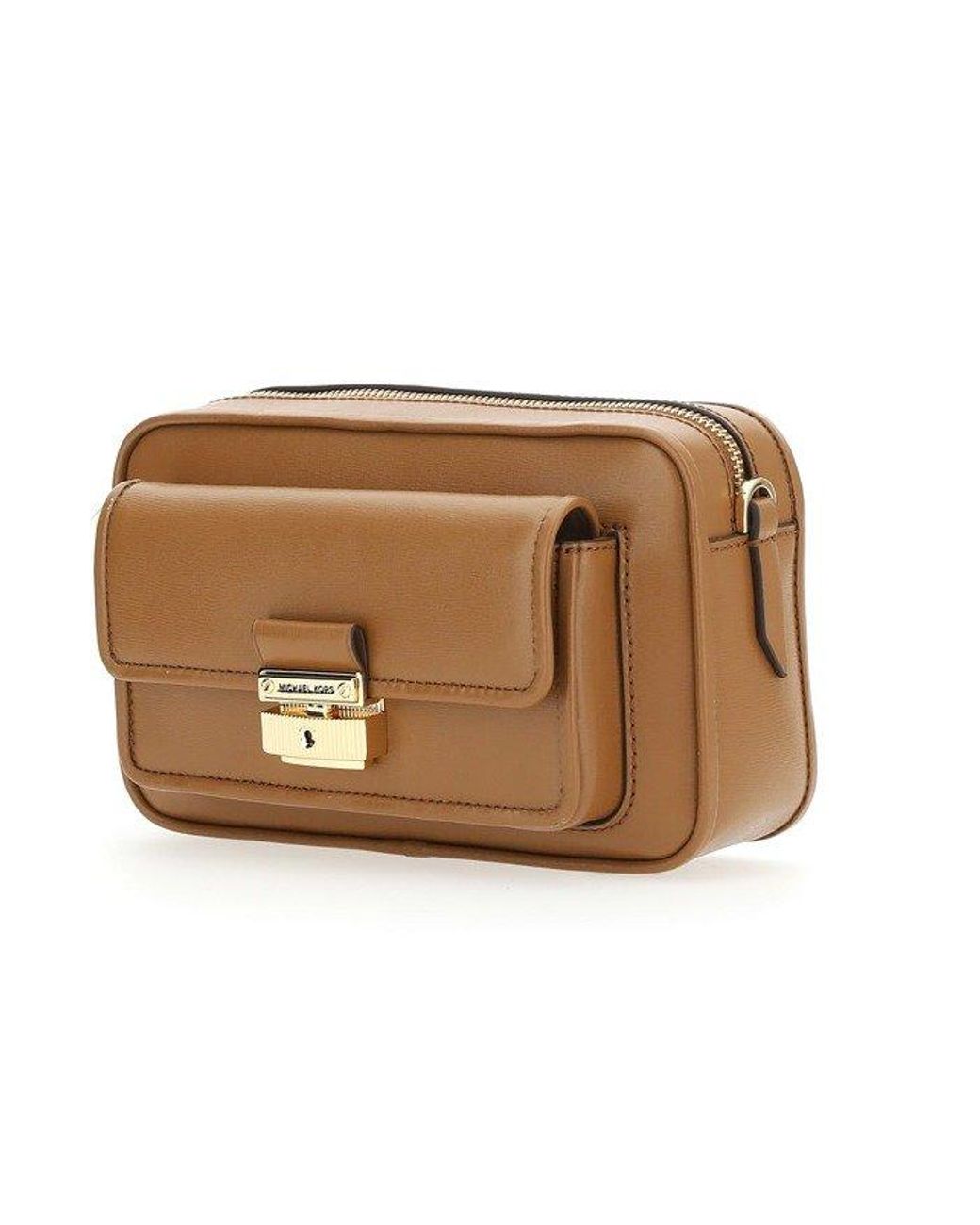 michael michael kors crossbodies medium camera bag brown