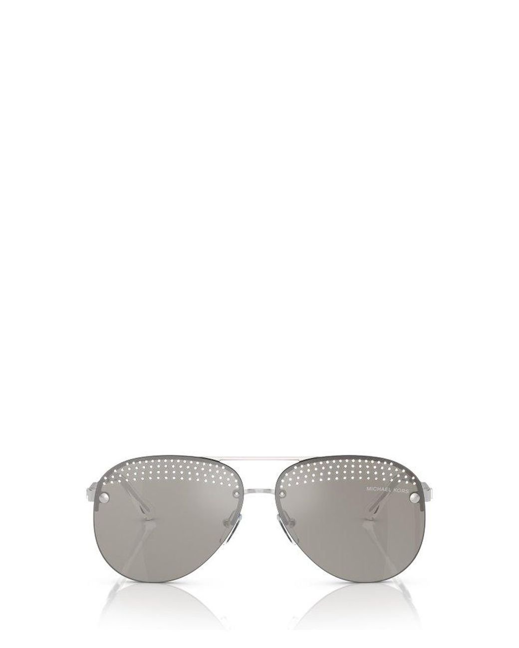 Michael kors silver aviator sunglasses online