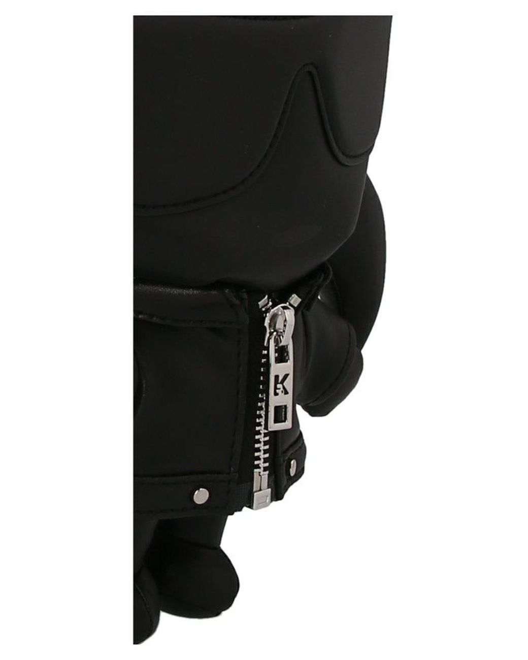 Karl Lagerfeld Logo Detailed Ikonik 3d Doll Bag in Black | Lyst