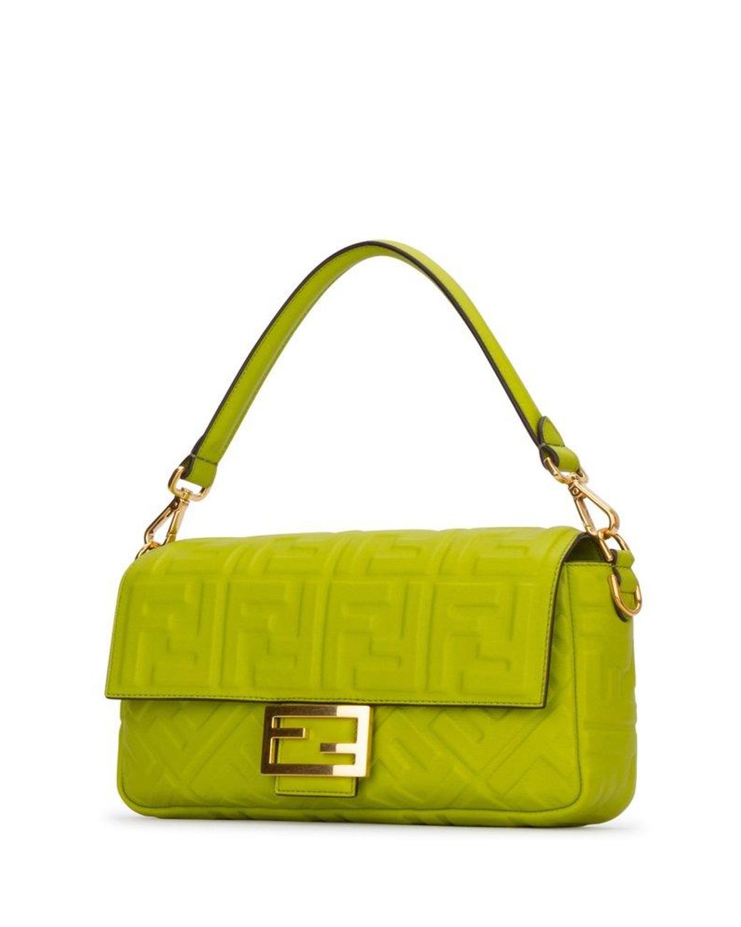 Fendi baguette yellow sale