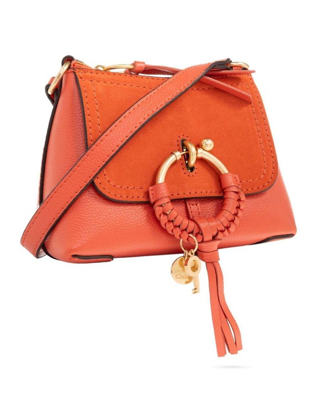 See by chloe orange bag sale