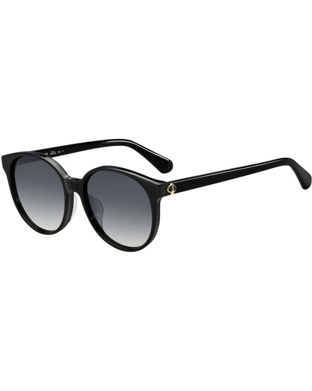 Kate Spade Eliza Round toe Sunglasses in Black Lyst UK