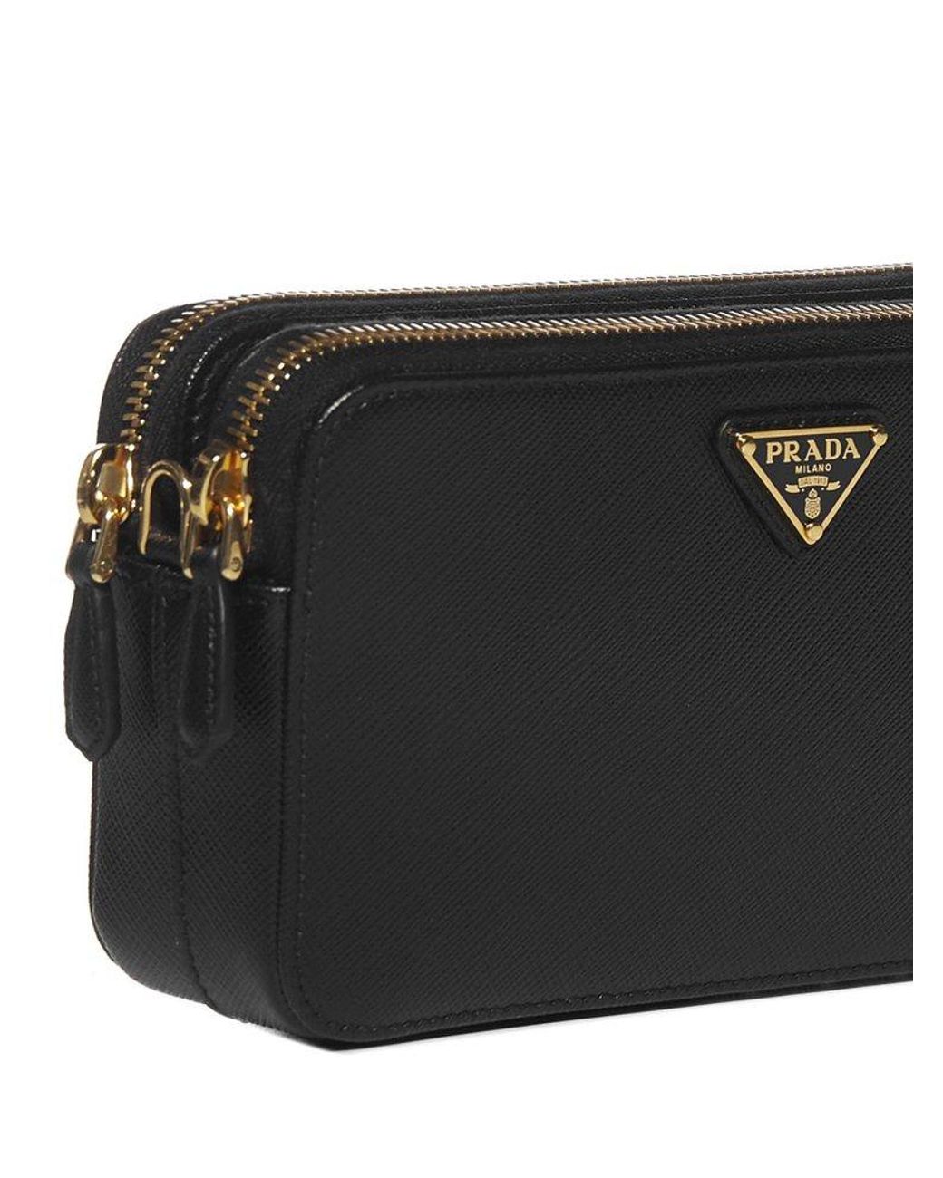 Prada camera bag double zipper best sale